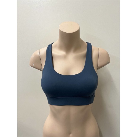 Zyia Active Sports Bra Grey Gray Yoga Athletic Workout Size Small FS Charity - Picture 1 of 9